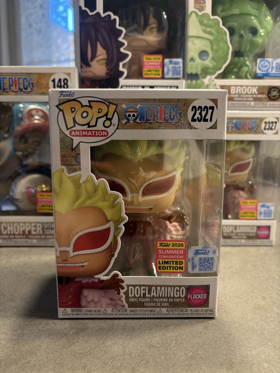 Funko Figuren: Funko Pop! Doflamingo Summer Convention One Piece – Neu (gemäss Beschreibung) aus Alpnach Dorf von Walsche