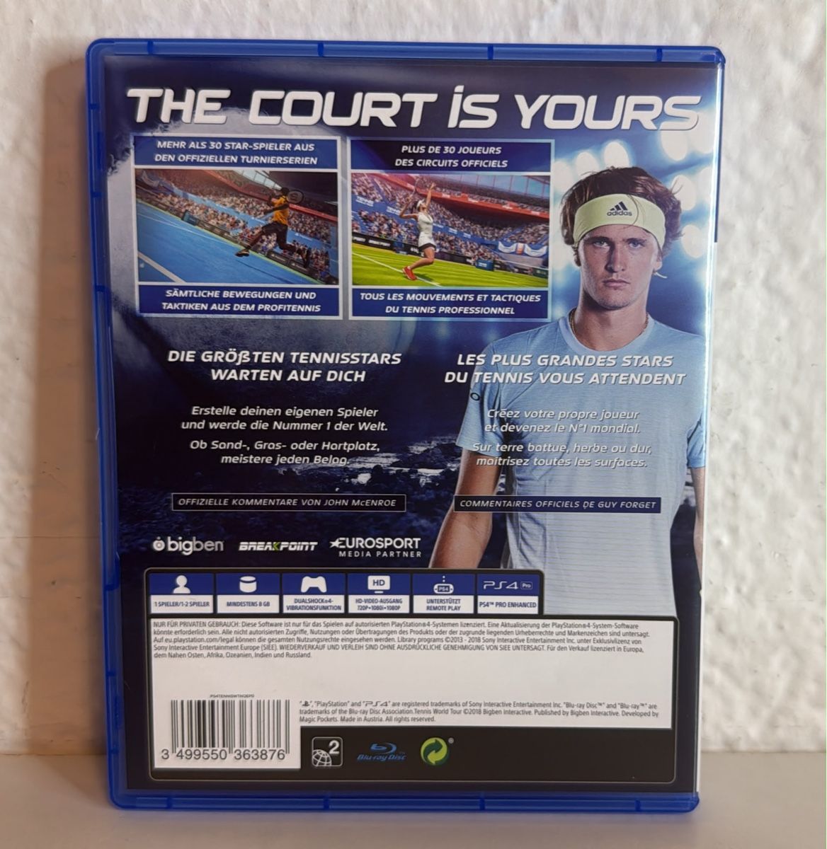 Sony Spiele: Tennis World Tour PS4/PS5 Game – Gebraucht aus Ehrendingen von bubulence 1