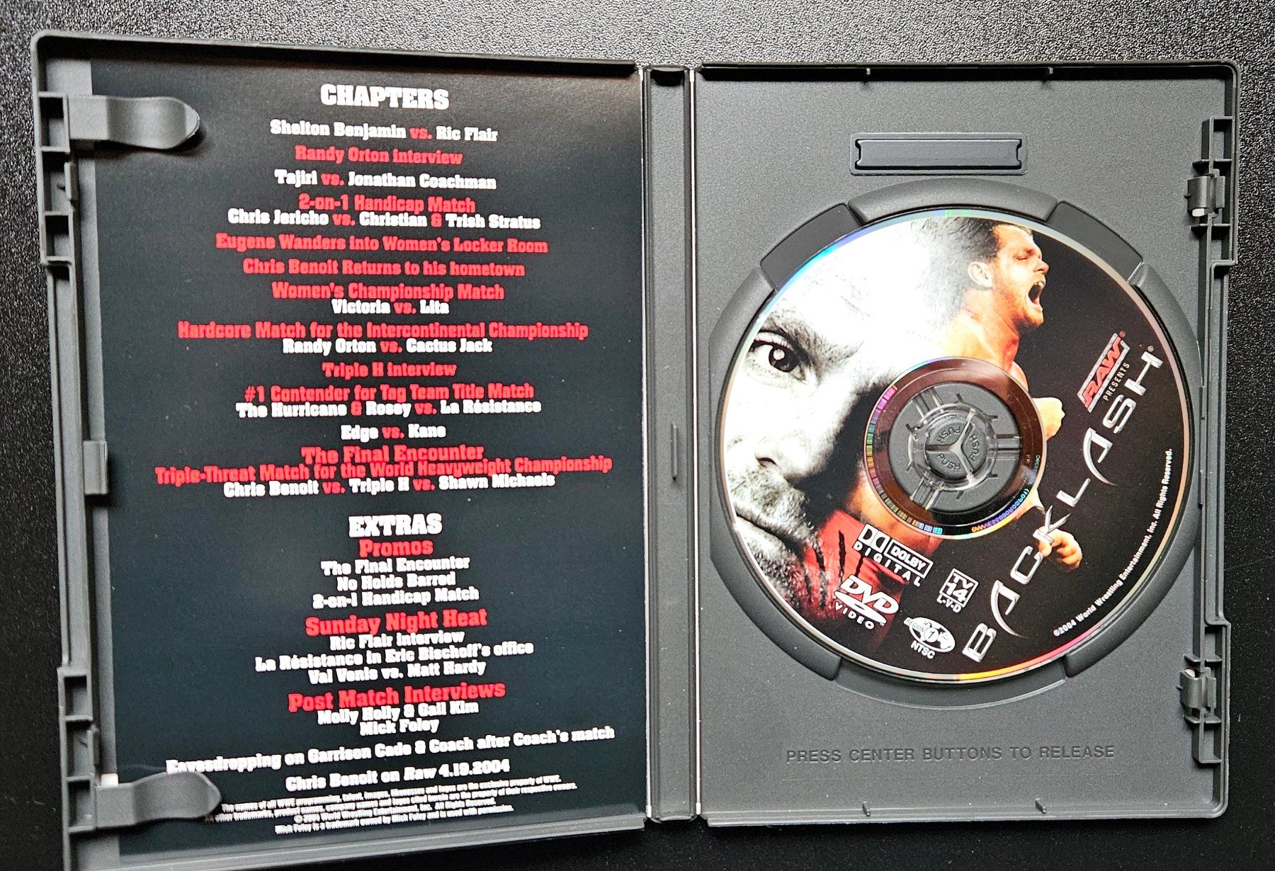 Tutti i DVDs: WWE Backlash 2004 DVD guter Zustand – Usato da Brittnau venduto da leroyjethro 2