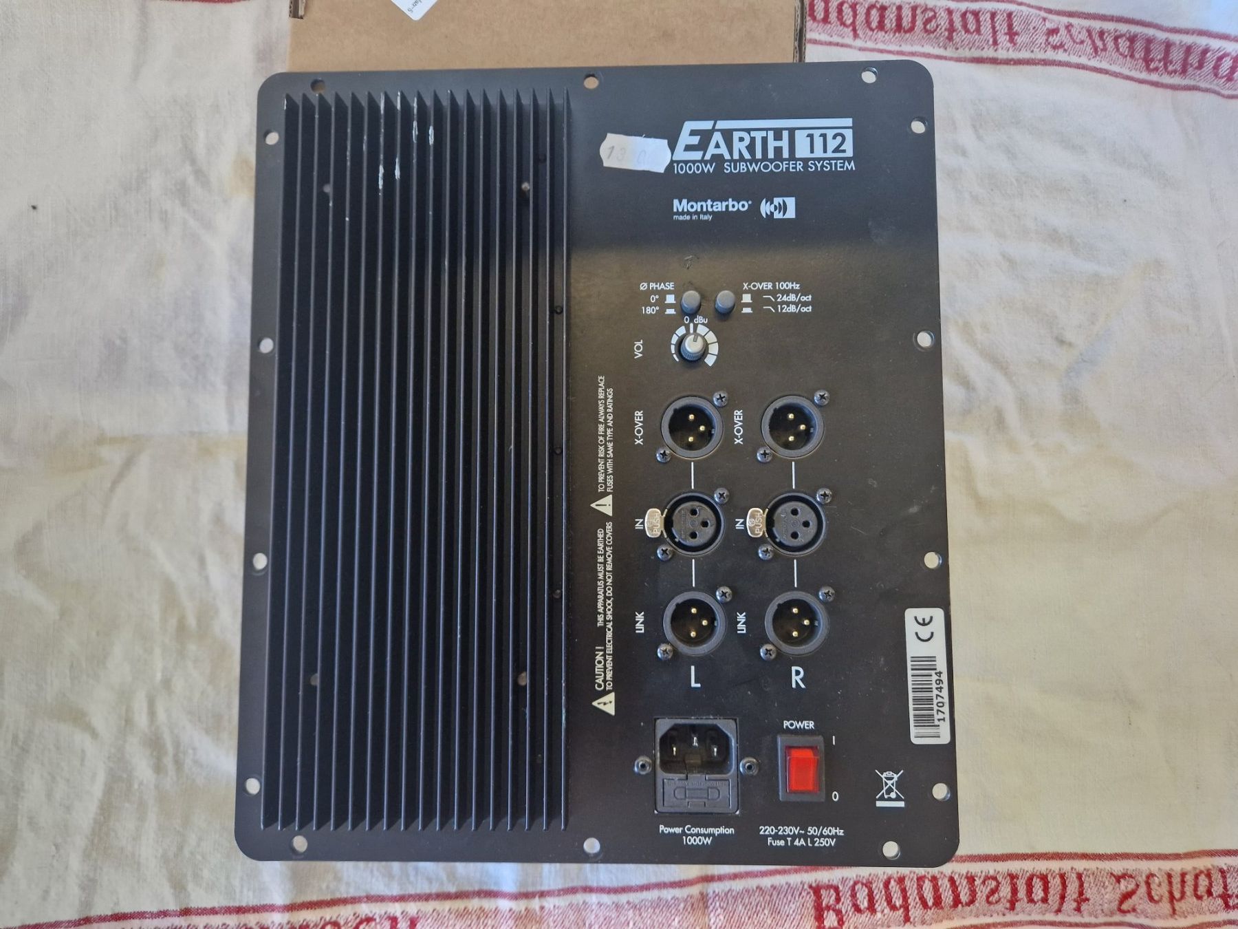 Casse acustiche: Subwoofer Montarbo Earth 112  1000 Watt System – Nuovo (secondo la descrizione) da Wädenswil venduto da tome70