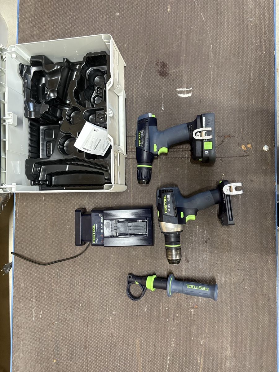 Festool Trapani: Festool Quadrive TPC 18/4 Akku-Bohrschrauber-Set – Usato da Lüchingen venduto da BrazeFX