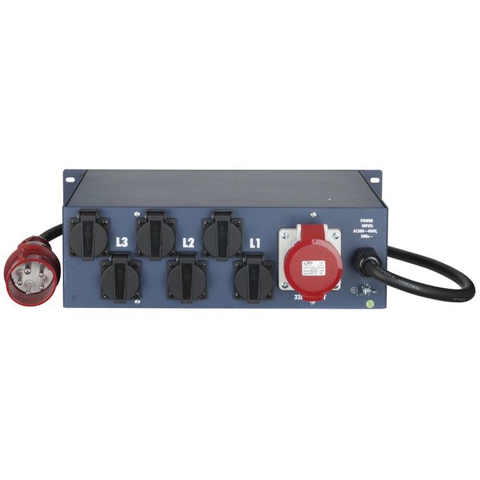 Alimentazione elettrica: Stromverteiler Showtec PS-320MKII, 400V 3x16A 6x16A, – Usato da Wettingen venduto da blicklicht 3