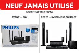 Philips HTS5591 Home Cinéma 5.1 Blu-ray 3D 1000W