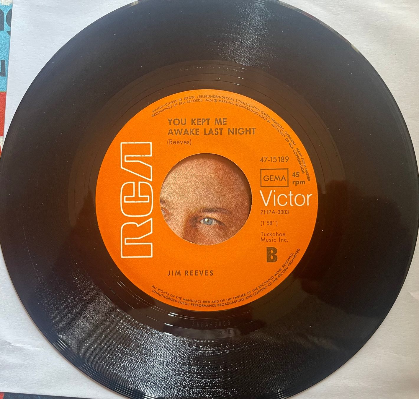 Dischi in vinile: 7", Jim Reeves, Angels don't Lie, D – Usato da Kleinlützel venduto da Vinylspezi 3
