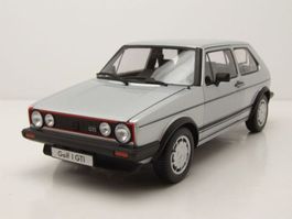 VW Golf I GTI "Pirelli" 1983 silber met. / schwarz     1:18