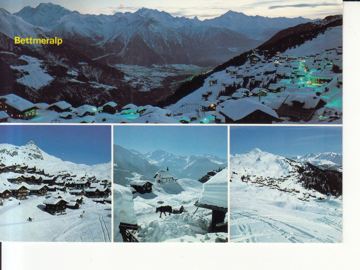 Cartoline postali: Bettmeralp 1990 – Usato da Bürglen TG venduto da StampGraf