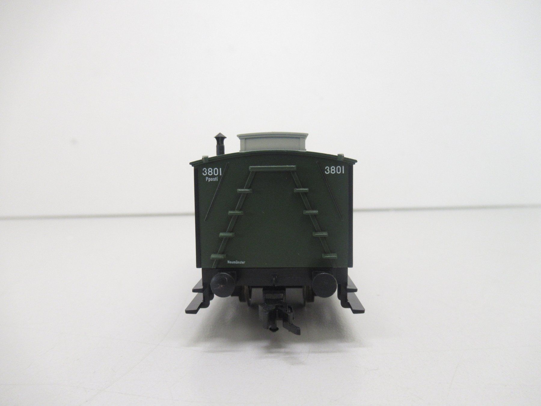Fleischmann Modelleisenbahnen: Fleischmann 5850 Oldtimer-Bahnpostwagen Preussen AC WS H0 – Gebraucht aus Basel von mhmarken 3
