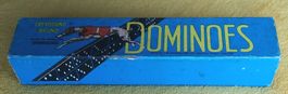 Engl. Domino GREYHOUND BRAND aus Holz Double Nine Set 55 St
