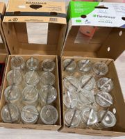 31 x alte Einmachgläser mit Deckel und Bügel, fpr Dekor
