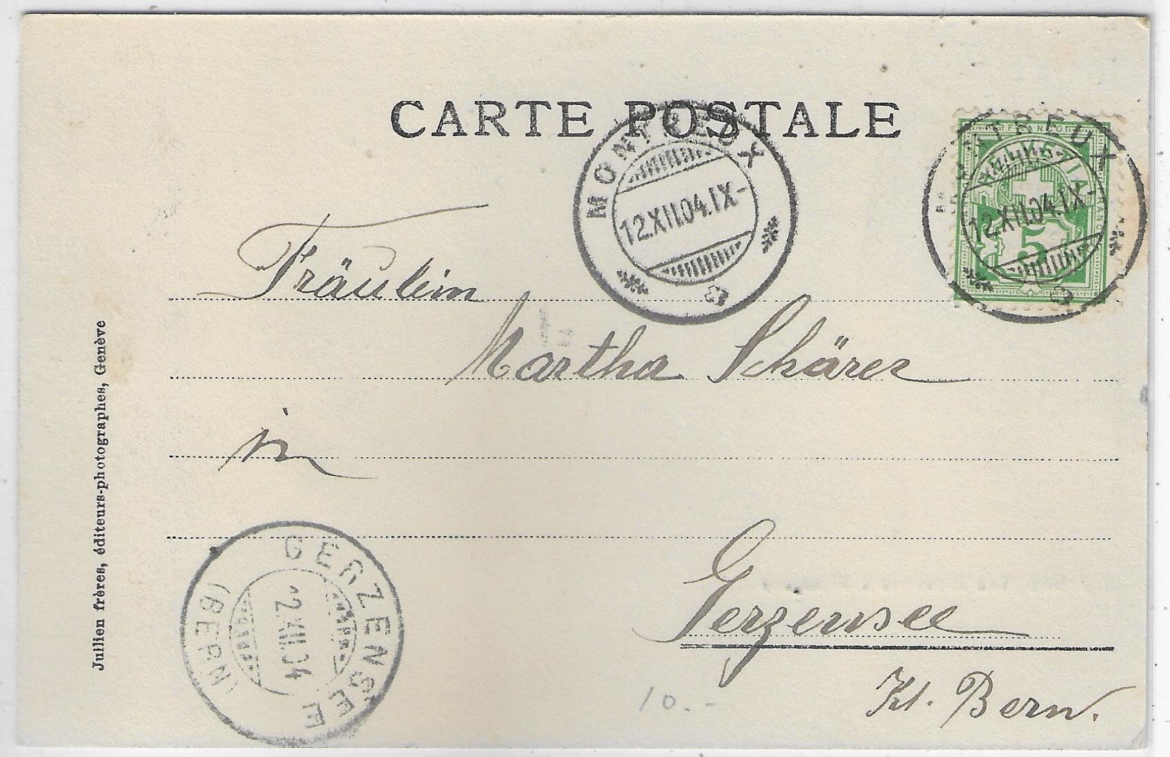 Cartoline postali: Les Mouettes a Montreux - animee – Usato da Ettingen venduto da Kartenplanet 1