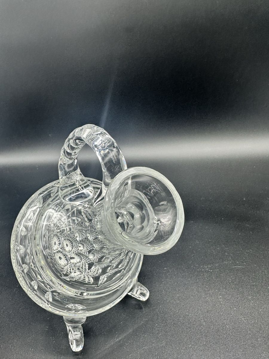 Caraffe: Genuine Lead Crystal Pointed Tilted Decanter – Usato da Villmergen venduto da JacRon 3
