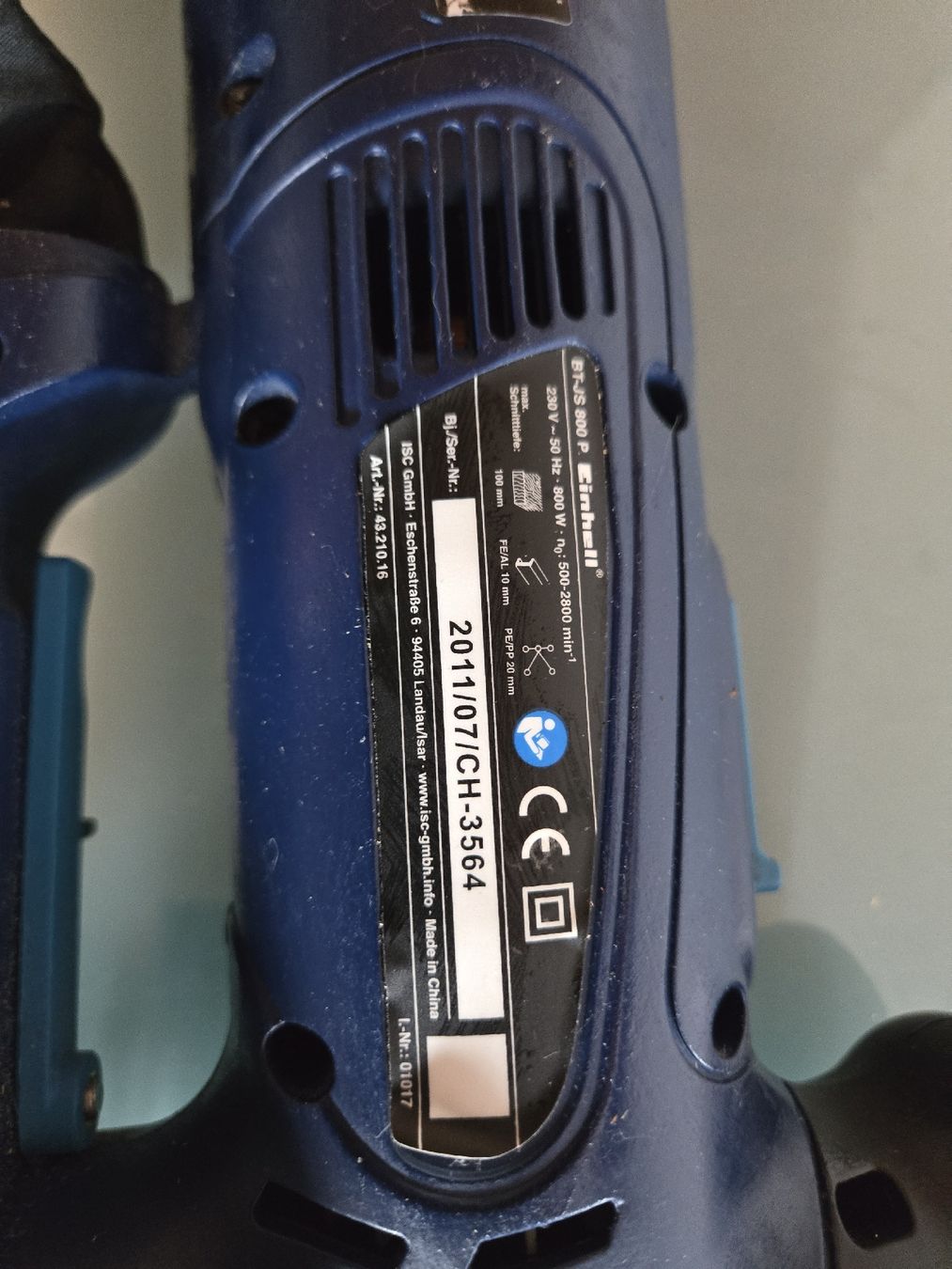 Einhell Seghe: Stichsäge Einhell BT-JS 800 P 800W gebraucht – Usato da Grünenmatt venduto da Brauni2 7