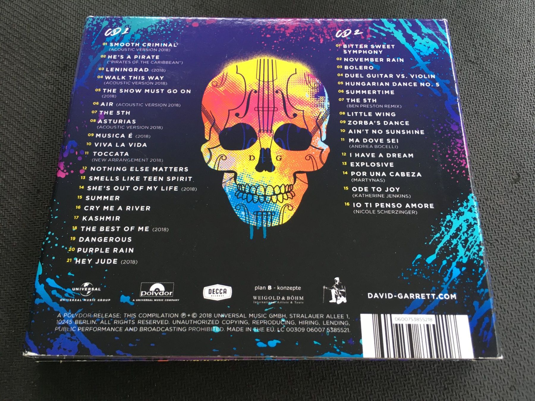 CD: David Garrett - Unlimited Greatest Hits -CD- 2cd – Usato da St.Gallen venduto da MedienJoe 2