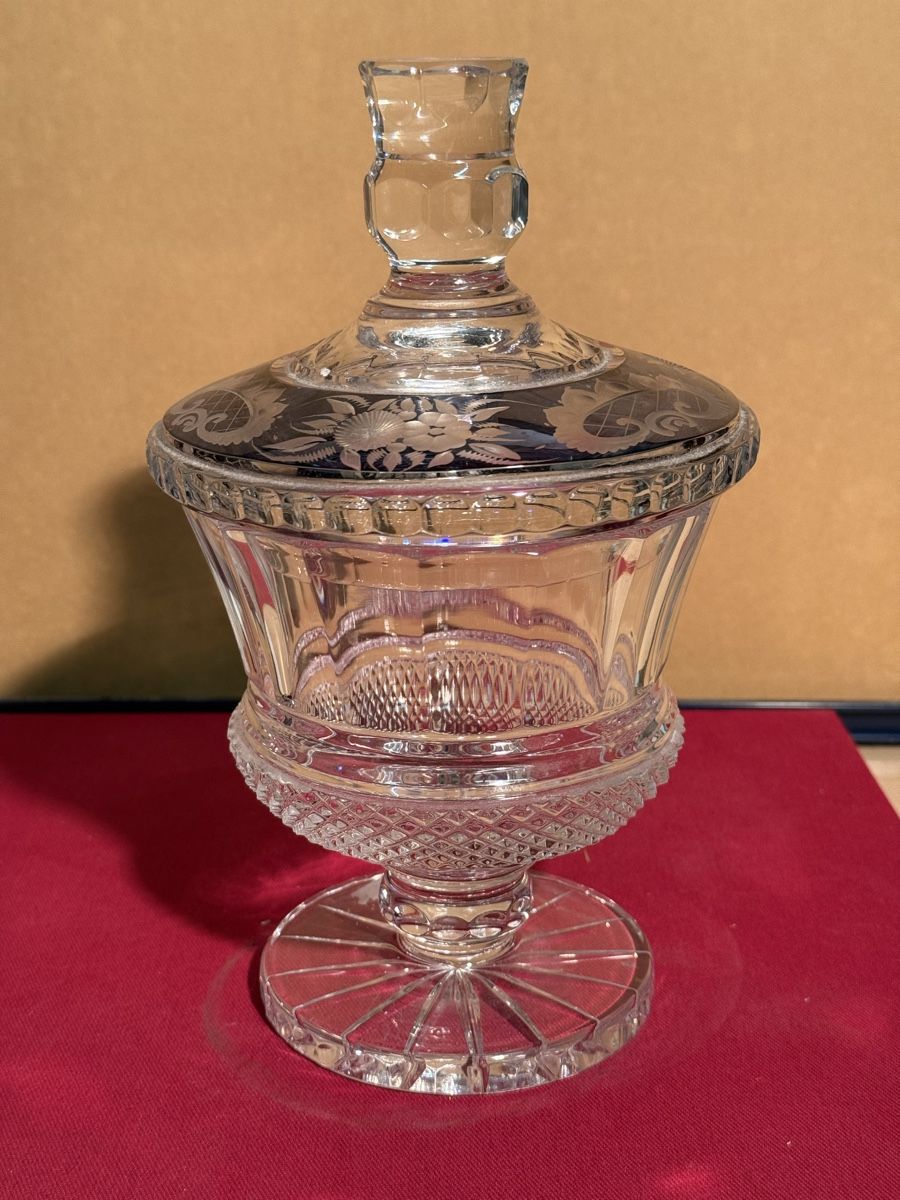 Zuccheriere: ANTIQUE BOHEMIAN RUBY CANDY DISH Bonbonniere – Usato da Lausanne venduto da vas_mbk2 2