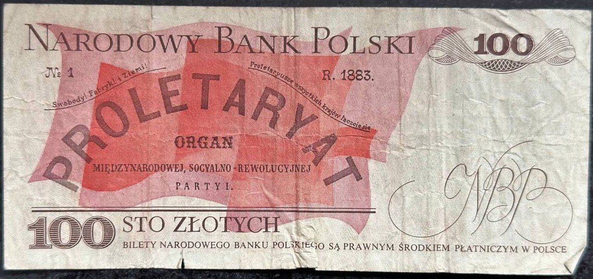Banknoten: 100 Zloty Banknote von 1976 – Gebraucht aus Beringen von Mantafisch1 1