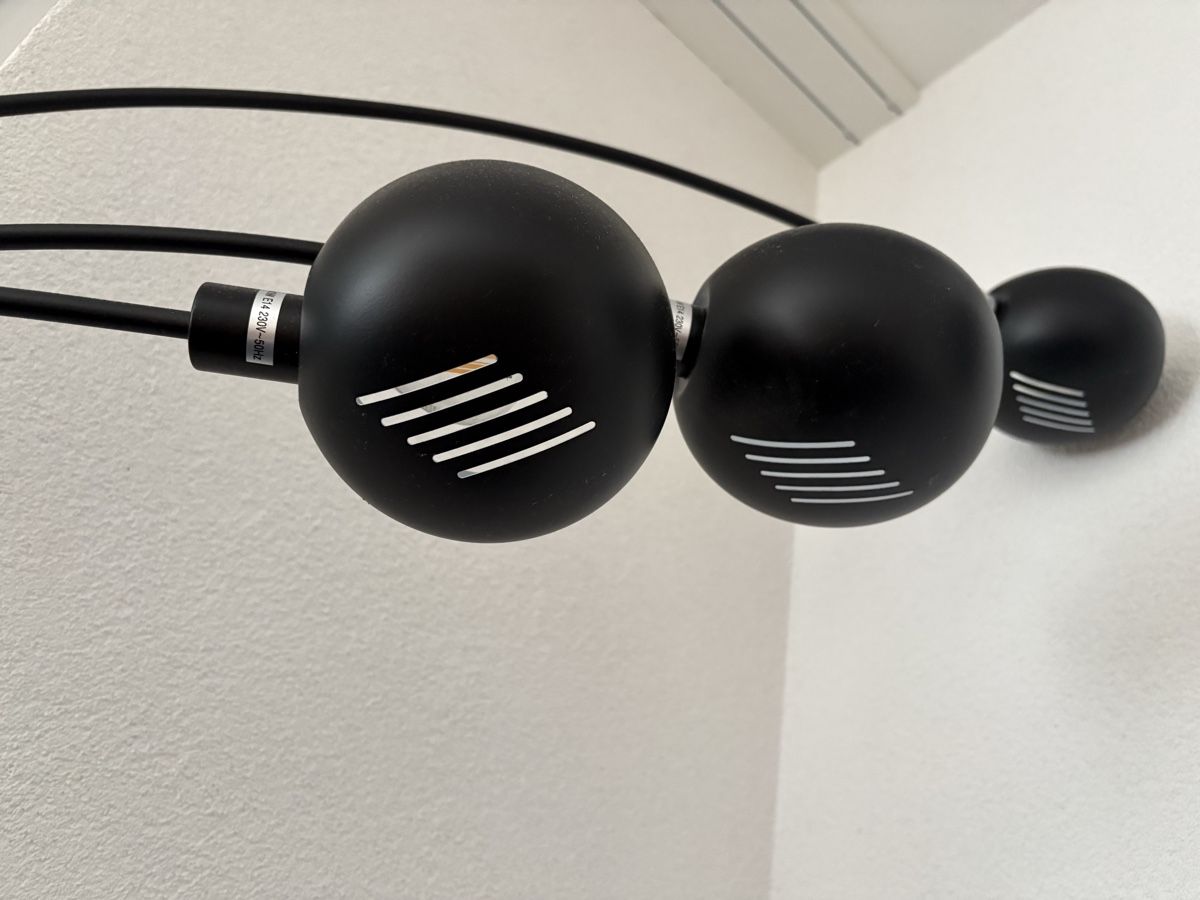 Lampade: Bogenlampe schwarz – Usato da Lichtensteig venduto da lau_2999 2
