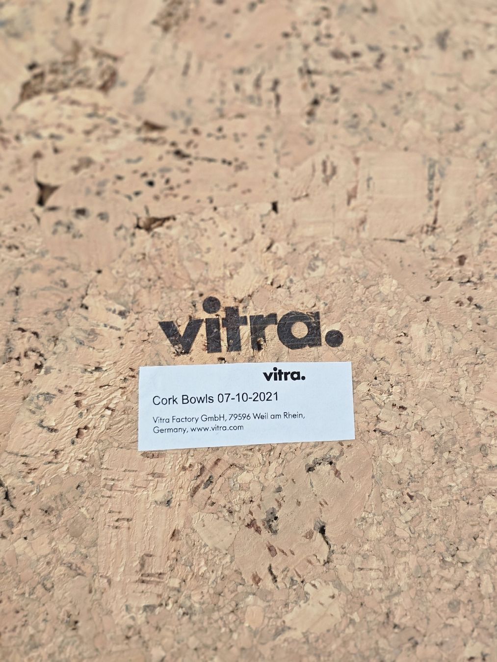 Vitra Toutes les décorations: Vitra Jasper Morrison Cork Bowl klein – Neuf (Voir description) à Leissigen par No-Da 7