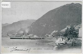 Lac Leman - Villeneuve - Bateau-Salon Dampfschiff