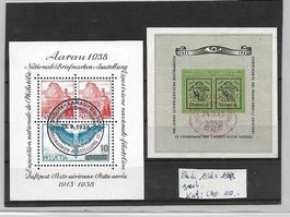 Block 1938 + 1943 gest. Kat: CHF 110.-