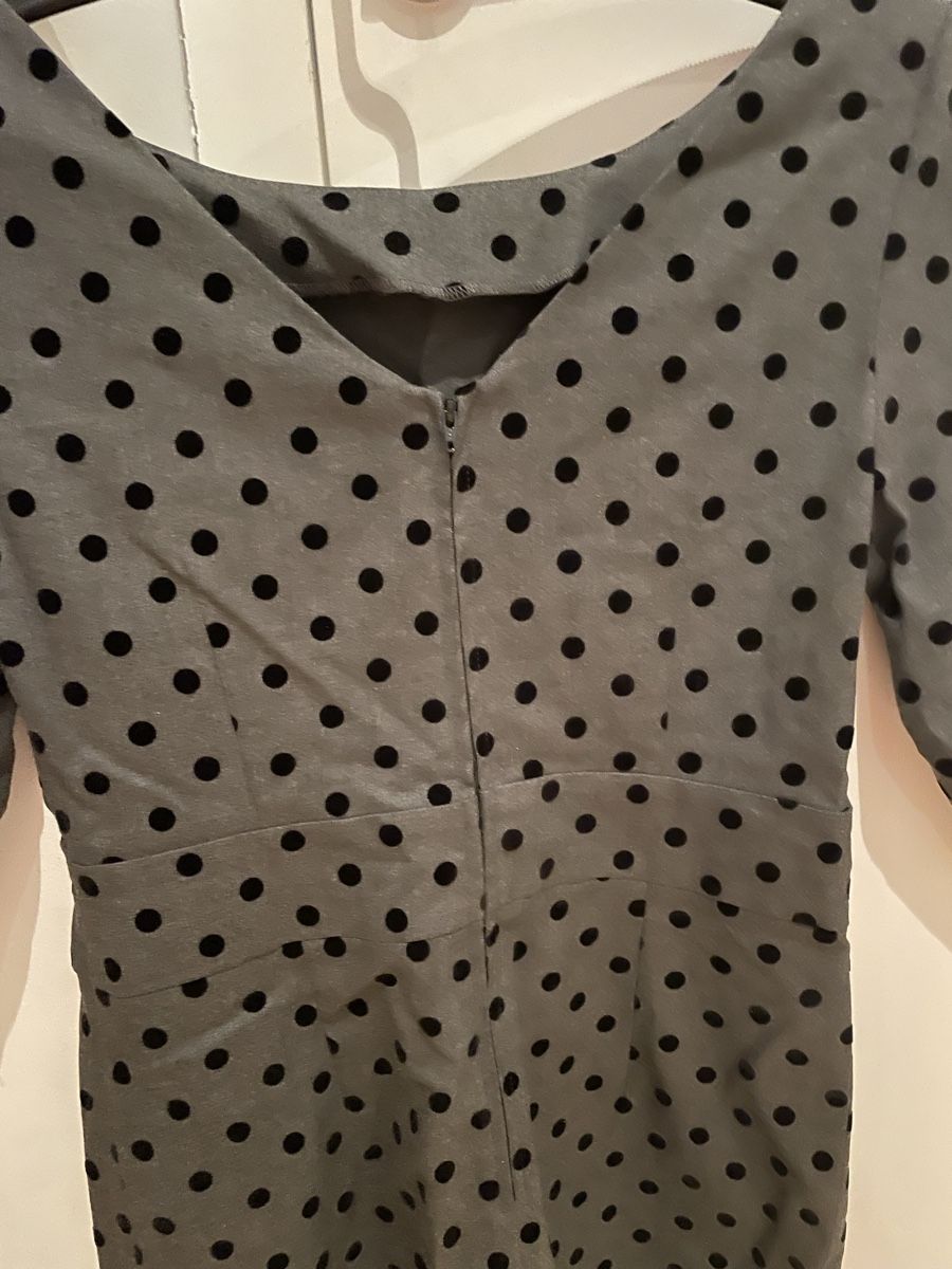 Nafnaf Vestiti: Naf Naf Kleid, Grau mit Pünktchen, Grösse 38 – Usato da Basel venduto da oks_7kxy 2