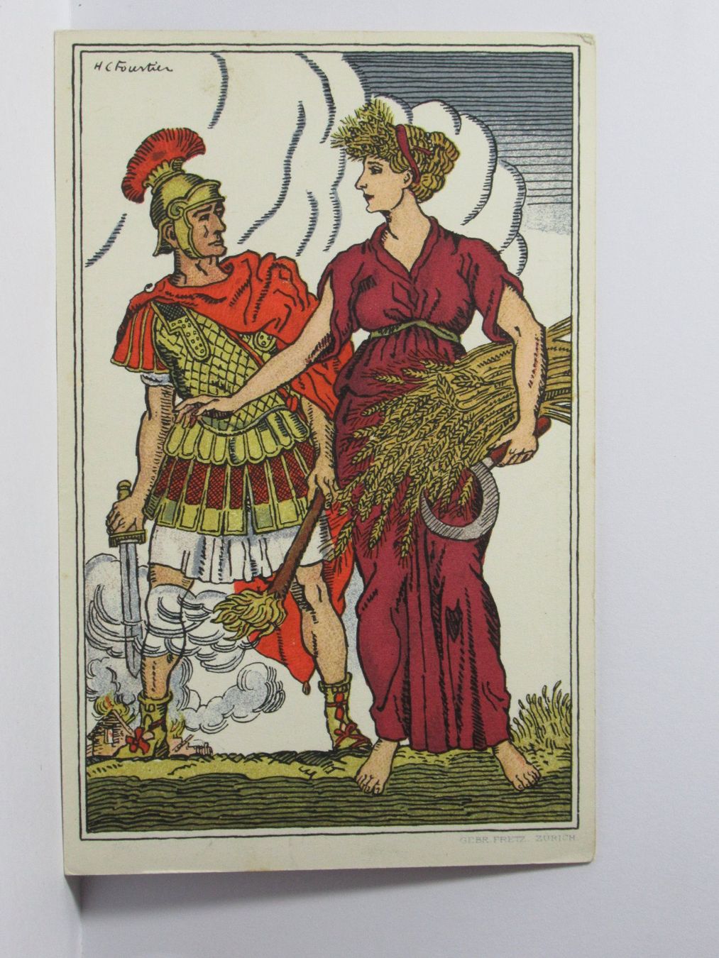 Cartes postales: Bundesfeier Postkarte  1916 – D'occasion à Grenchen par Bluemchen1900