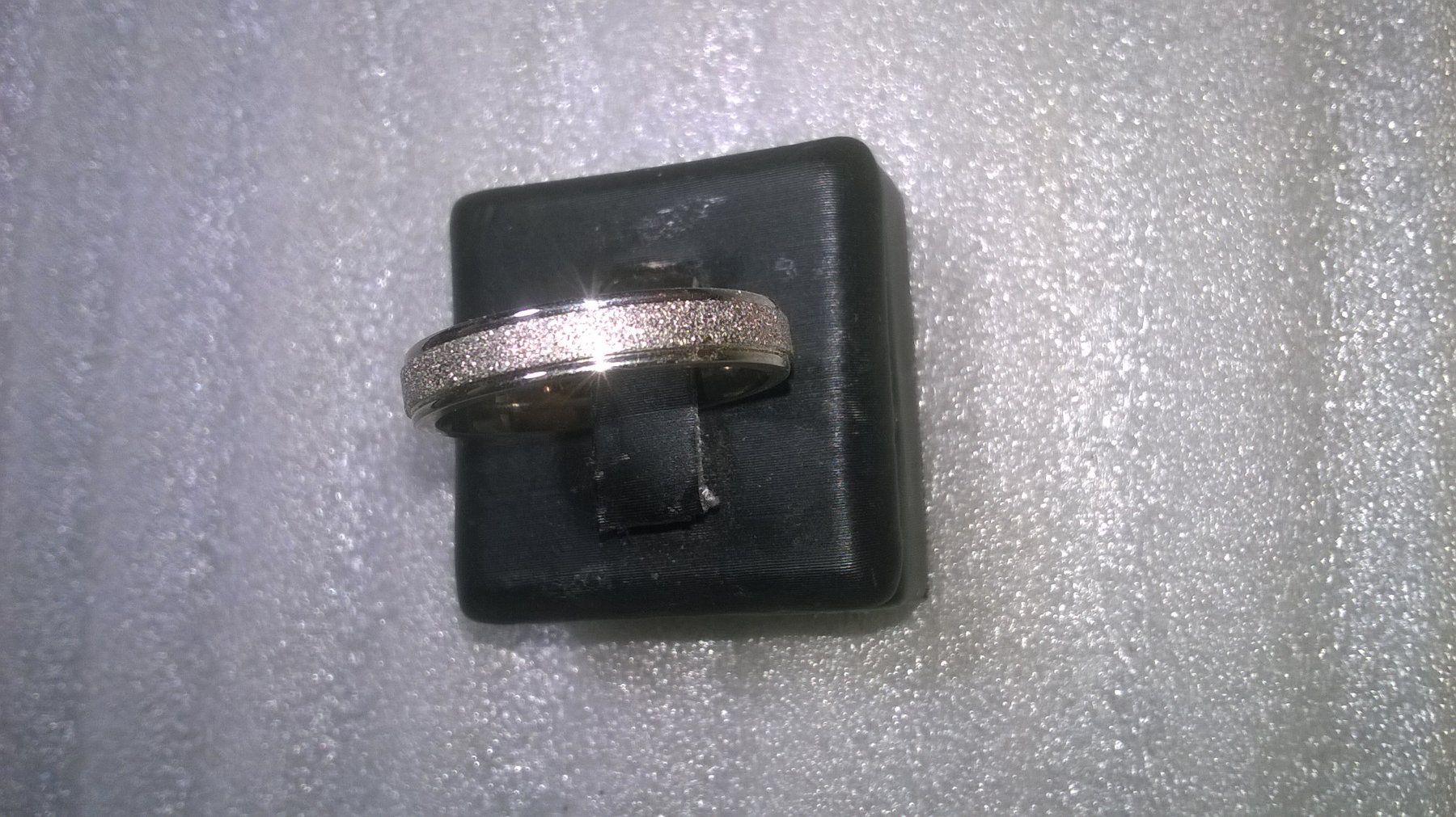 Anelli: RING EDELSTHAL,,,SILBER FARBE,,,GLITZER – Nuovo (secondo la descrizione) da Basel venduto da bijoutrie_4 1