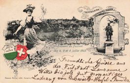 Souvenir du festival indipendence vaudois 1903 Lausanne