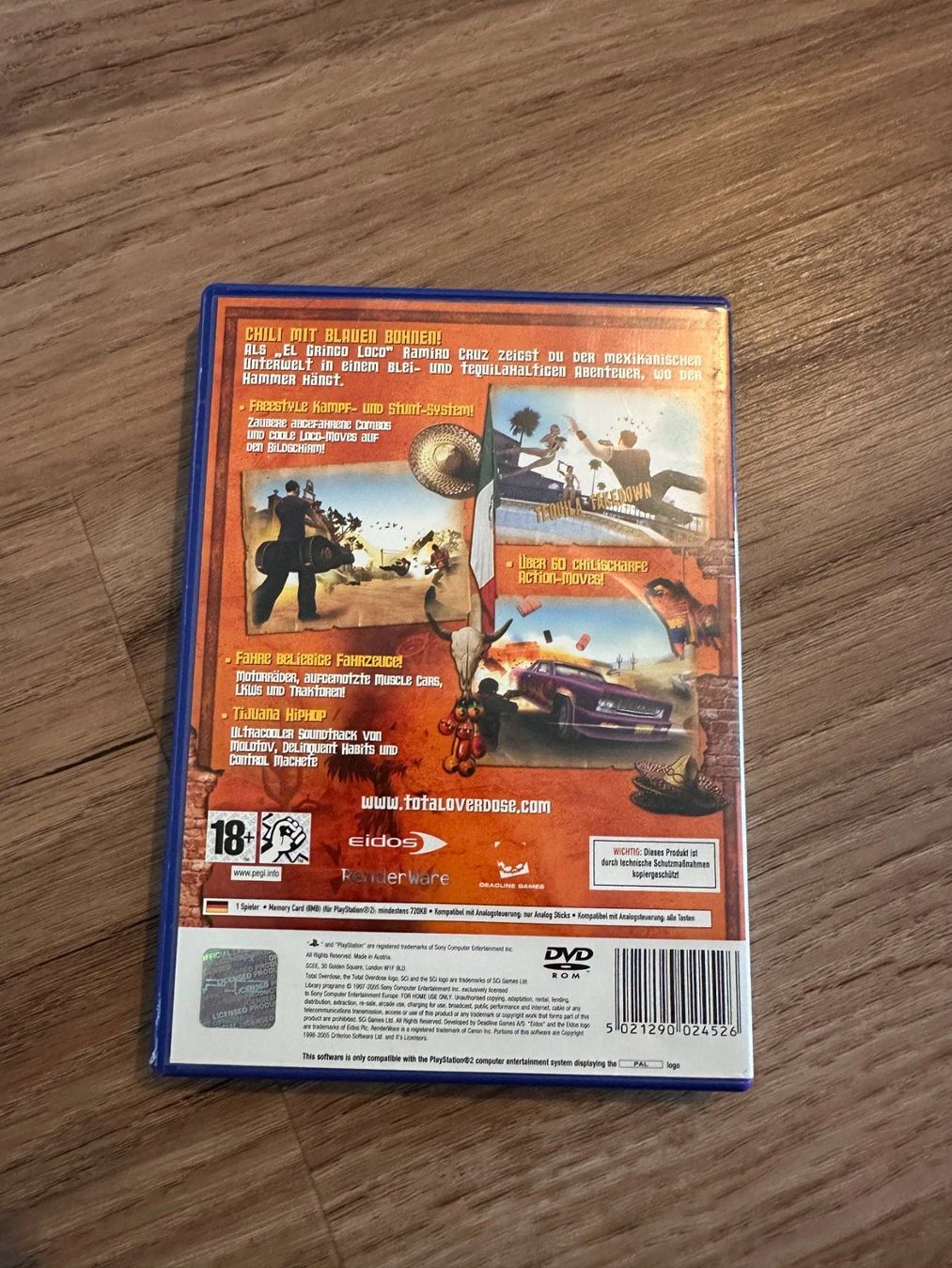 Giochi: Total Overdose - PS2 Spiel komplett – Usato da Sulz AG venduto da DealWerk 1