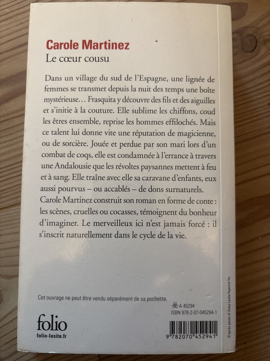 Libri: Carole Martinez Coeur cousu – Usato da Arbaz venduto da nin_zqc6 1