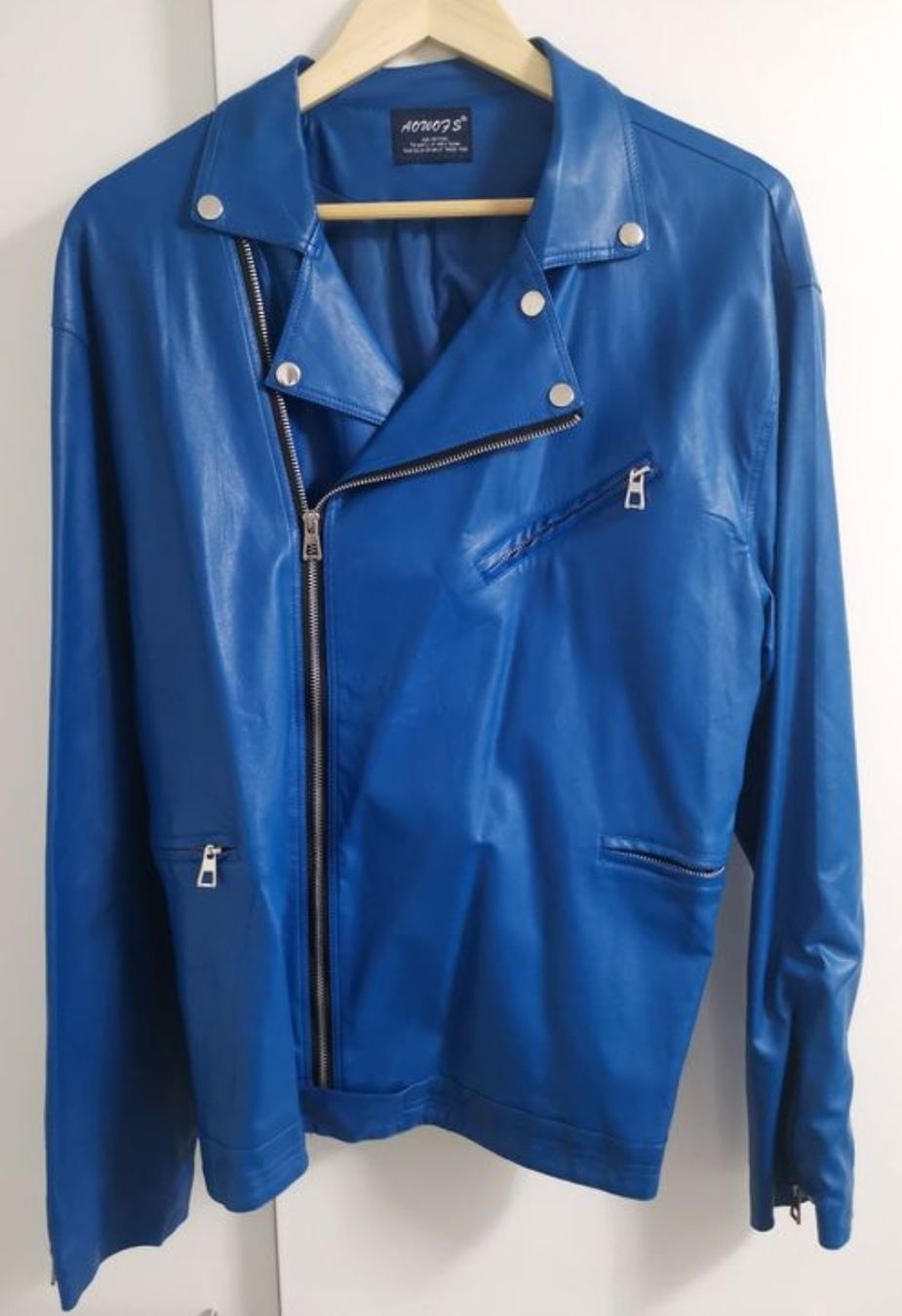 Giacche: Kunst - Lederjacke blau neuwertig – Nuovo (secondo la descrizione) da Küssnacht am Rigi venduto da Gold_und_mehr