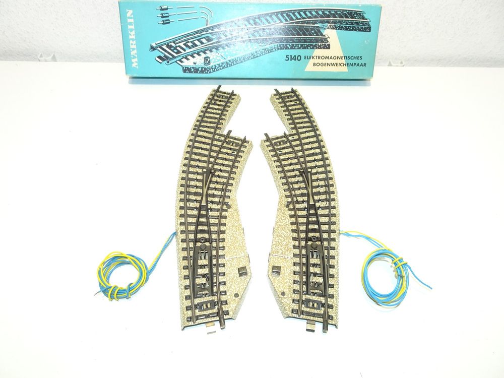 Aiguillages Märklin H0 – 5140 5141 5142 – Électromagnétiques Double – Numérique AC
