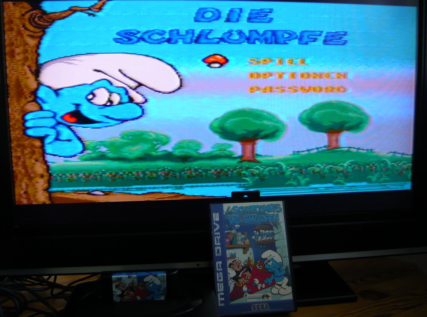 Sega Giochi: Mega Drive : Schtroumpfes / Schlümpfe, CIB ! – Usato da Onex venduto da Jaguar1986