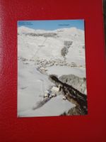 Villa Val Lumnezia Vogelschau mit Skigebiet 1982 Graubünden