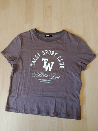 T-shirt Tally Weijl marron / taille S / NEUF