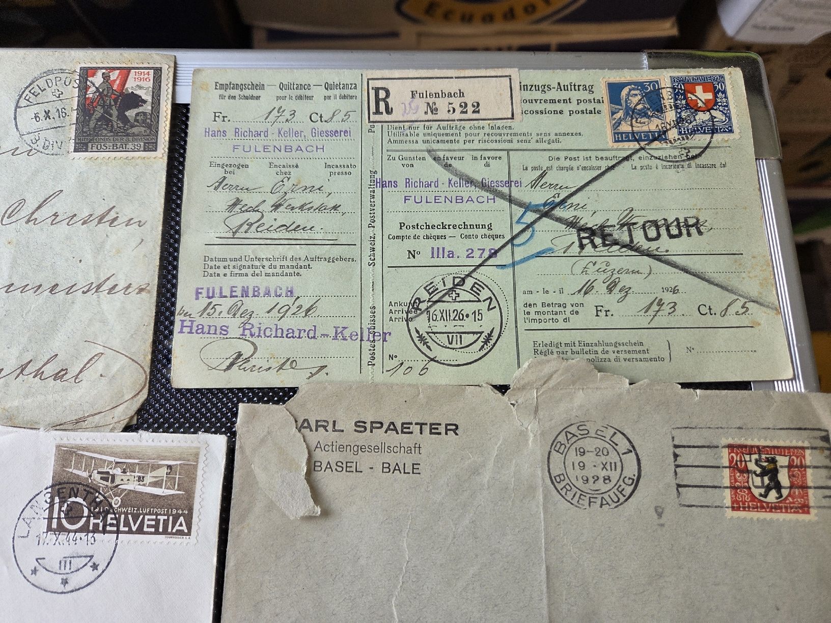 Tous les timbres: Alte CH Briefe  – D'occasion à Dietikon par Allegra34 4
