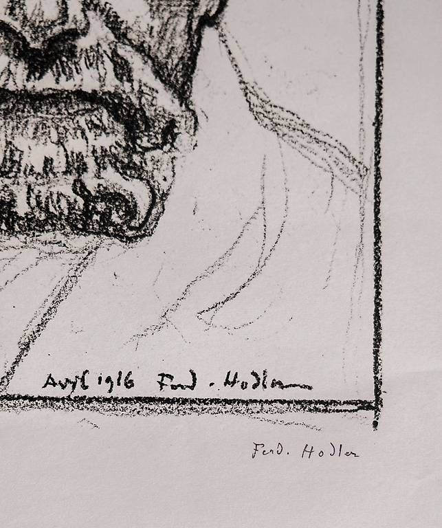 Grafiken & Lithographien: Ferdinand Hodler Lithographie Selbstbildnis – Gebraucht aus Bern von meg_ypc9 2