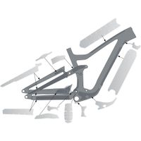 Rahmenschutzset MTB Scott Ransom 2022 Carbon clear matt