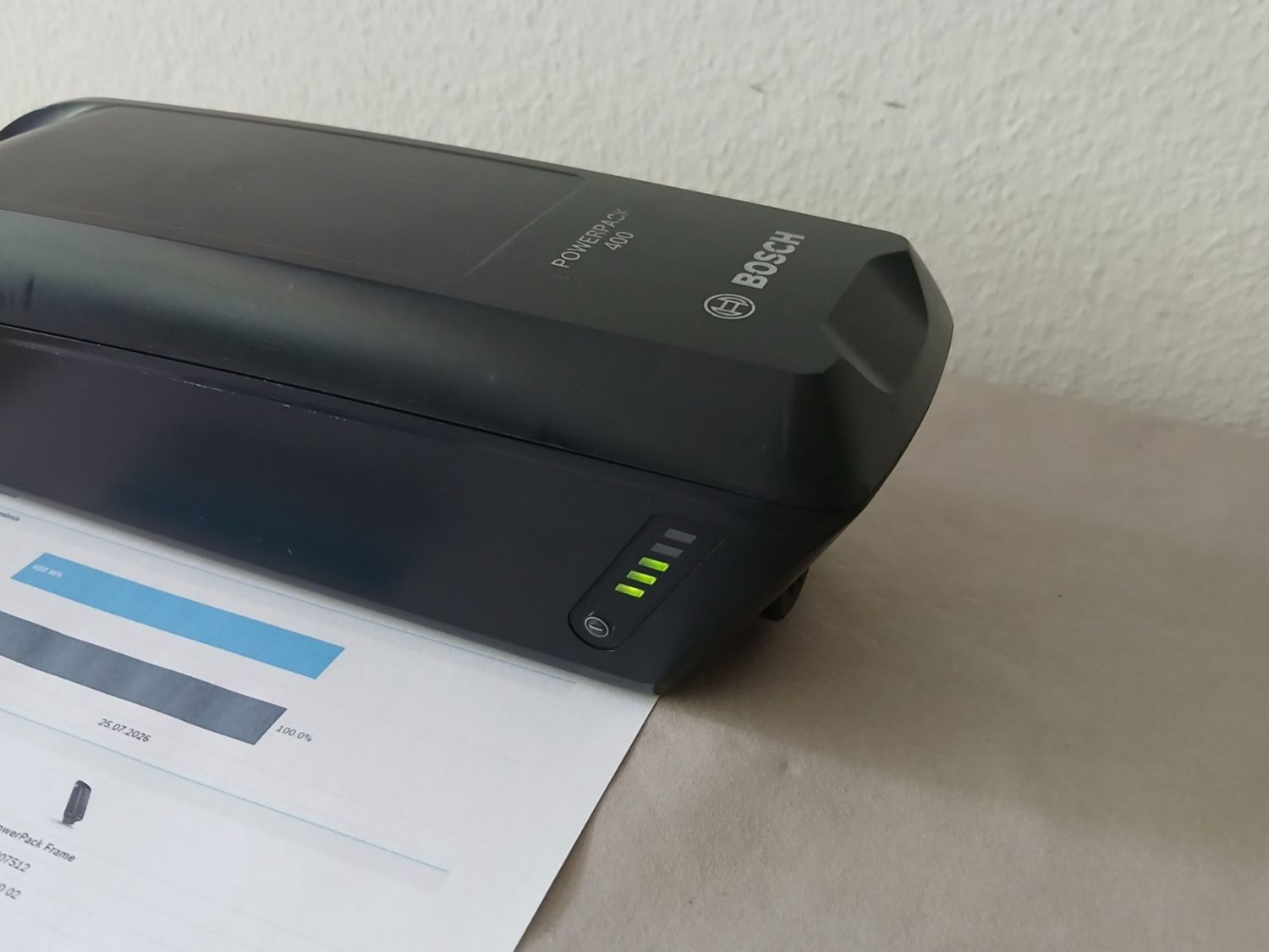 Bosch Batteries: Bosch Powerpack 400 mit 400Wh 100% / inklusive Messbericht – D'occasion à Winterthur par .-thx-. 2