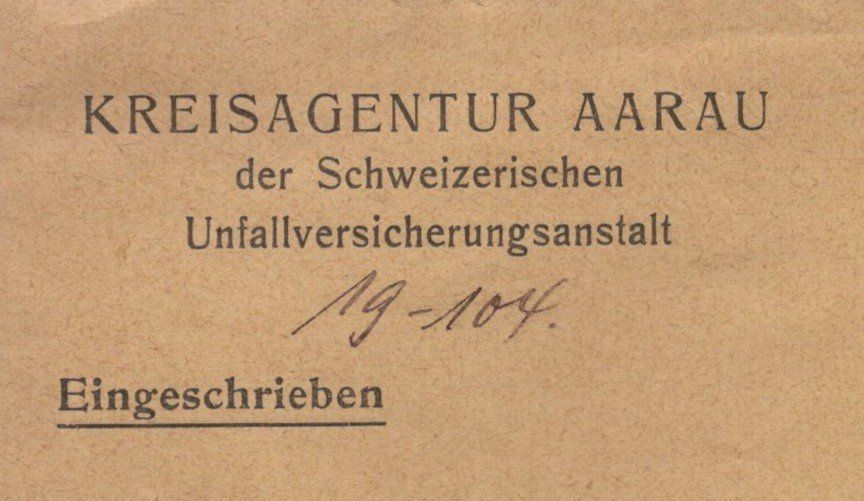 Tous les timbres: AARAU 29.XI.18  R - Brief – D'occasion à Aarau par kufi44 2