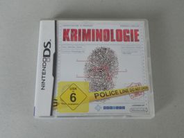 Nintendo DS Game Kriminologie komplett