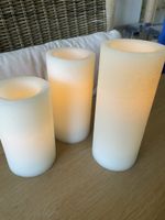 LED Kerzen Set PartyLite drei Stuck mit Fernbedienung