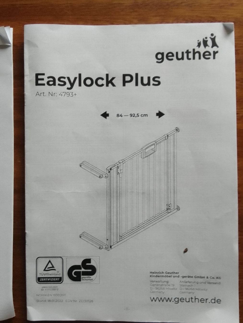 Sécurité: 1 Stueck geuther easylock plus – D'occasion à Ebmatingen par swiss.canadian 2
