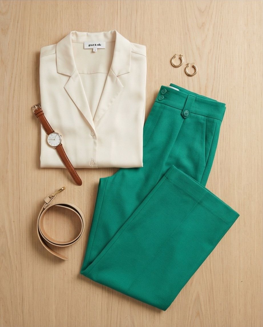 Pantaloni: Pantalon Grace & Mila  vert - neuf - taille M & S – Nuovo e nell'imballaggio originale da Vuisternens-Romont venduto da gol_xp6p 2