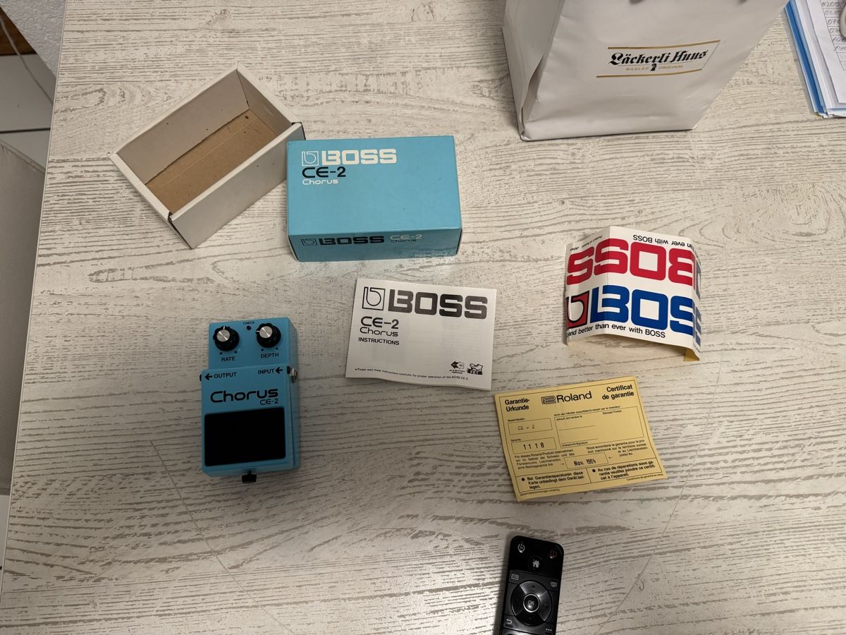Boss Musikinstrumente: Boss ce-2 chorus effektgerät  – Neu (gemäss Beschreibung) aus Zunzgen von milesdavis76 1