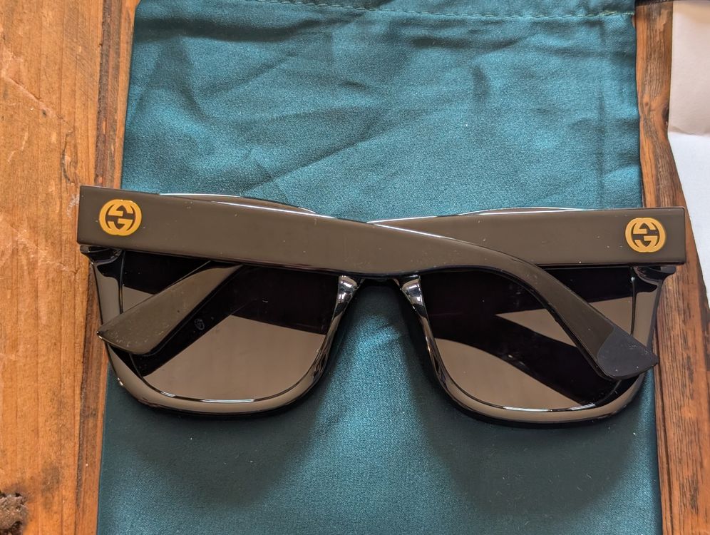 Gucci Occhiali & Lenti: Lunettes de soleil GUCCI GG1338S Noires – Usato da Cheseaux-Lausanne venduto da loscaptos 2