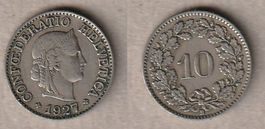 10 Rappen 1927