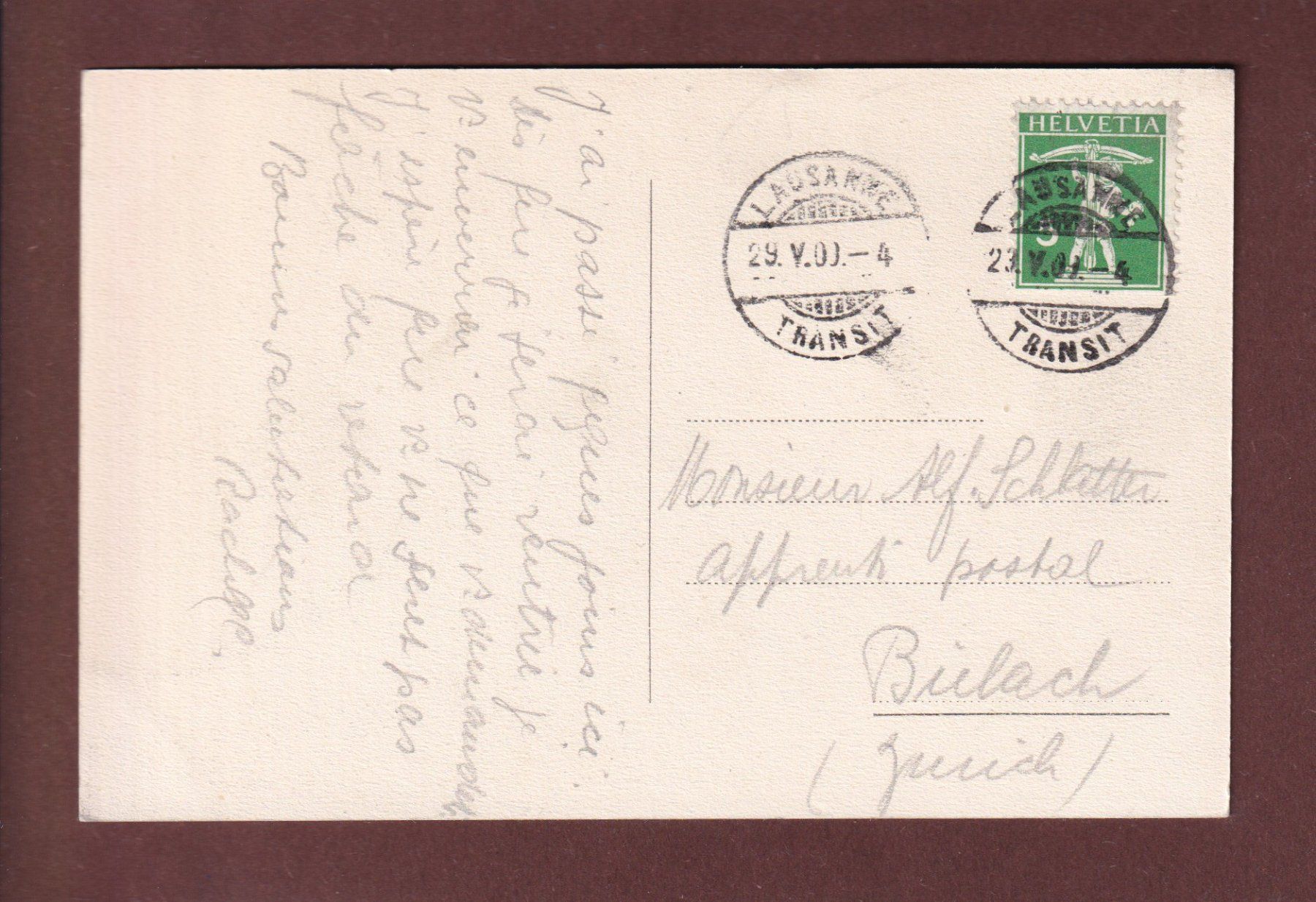Cartes postales: LAUSANNE - Pont Chauderon - Tram - 1909 – D'occasion à Pully par nicecards 1