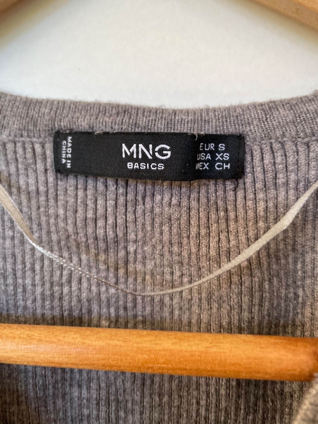 Mango Giacche: MANGO Basics Wickeltop / Strickpullover Grau (Gr. S) – Usato da Neukirch an der Thur venduto da bee88 1
