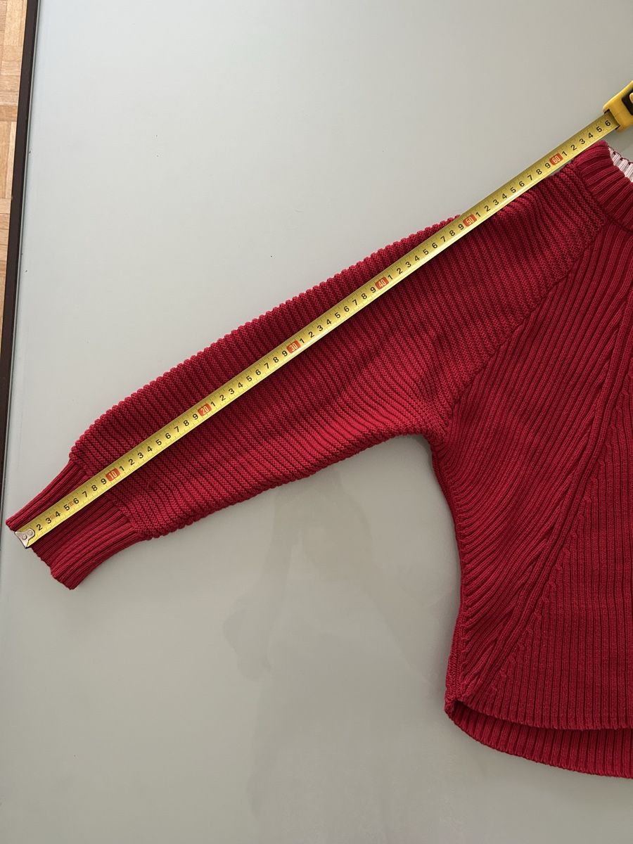 Mango Pullover & Sweatshirts: Pull Mango rouge en coton, taille M - Chaud pour l'hiver! – Gebraucht aus Morges von cat_6cm9 6