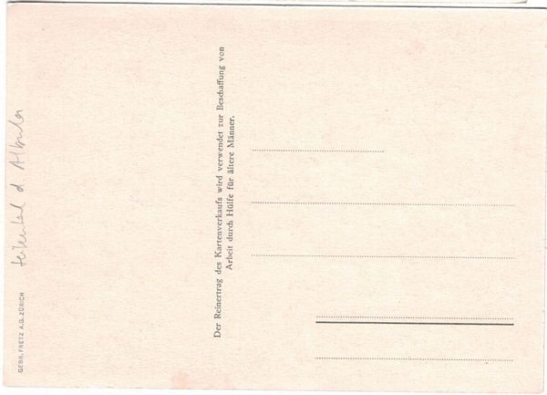 Cartes postales: Alp Mulis um 1945 – D'occasion à Frauenfeld par POML 1